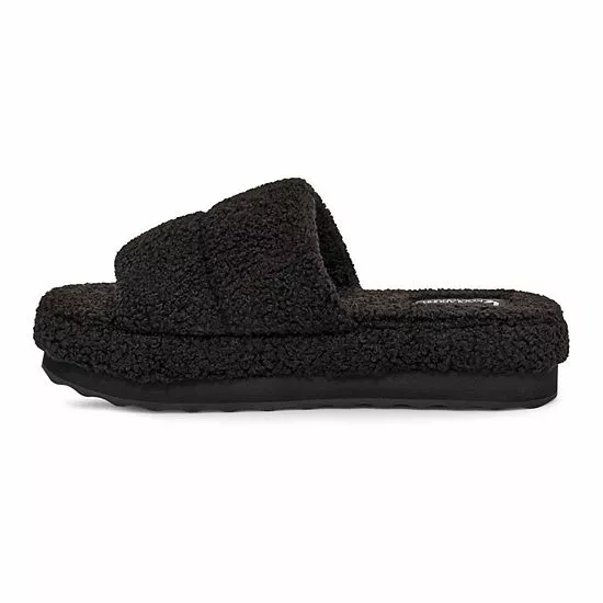 Koolaburra By UGG Peachee Women's Platform Sandals Black 3 Koolaburra By UGG Peachee Women's Platform Sandals Black - Image 3
