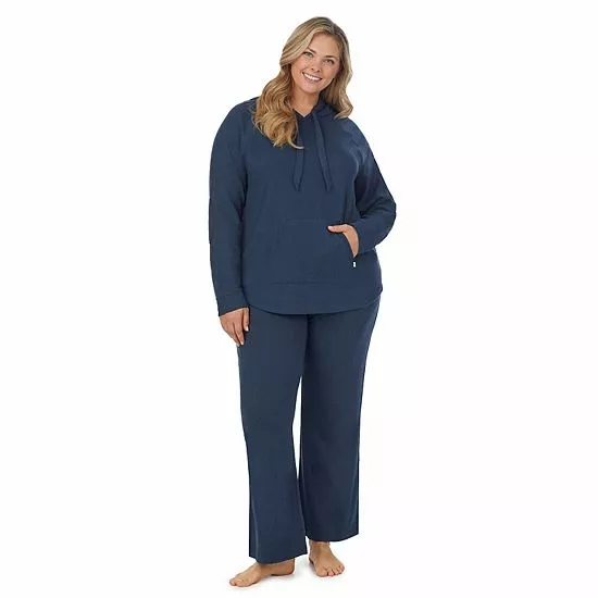 Plus Size Koolaburra By UGG Sweater Knit Pajama Top & Wide Leg Pajama Pants Set Olive 1 Plus Size Koolaburra By UGG Sweater Knit Pajama Top & Wide Leg Pajama Pants Set Olive