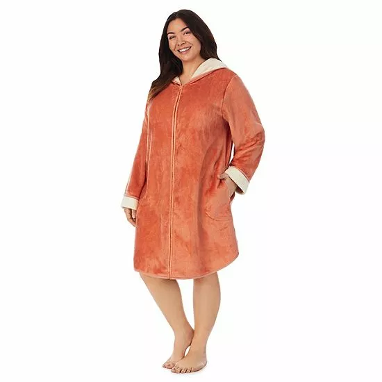 Plus Size Koolaburra By UGG Plush Hooded Zip Robe Trooper 3 Plus Size Koolaburra By UGG Plush Hooded Zip Robe Trooper - Image 3