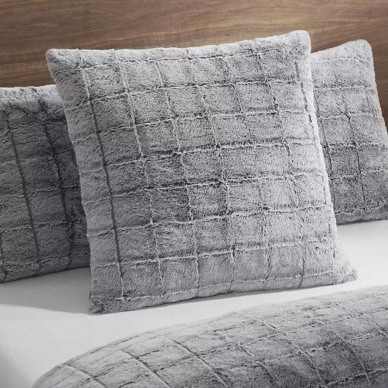 Koolaburra By UGG Izzel Faux Fur Euro Shams 2 Koolaburra By UGG Izzel Faux Fur Euro Shams - Image 2