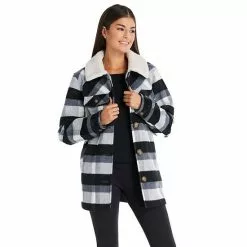 Women's Koolaburra By UGG Sherpa-Collar Shacket Green Dk G 11 Women's Koolaburra By UGG Sherpa-Collar Shacket Green Dk G -Koolaburra by UGG shop unnamed file 178