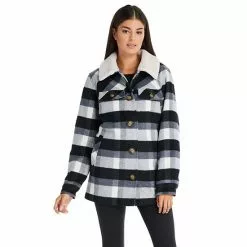 Women's Koolaburra By UGG Sherpa-Collar Shacket Green Dk G 13 Women's Koolaburra By UGG Sherpa-Collar Shacket Green Dk G -Koolaburra by UGG shop unnamed file 180