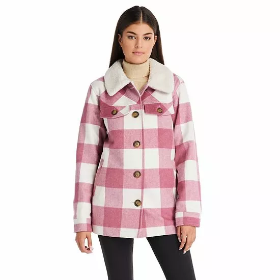 Women's Koolaburra By UGG Sherpa-Collar Shacket Green Dk G 7 Women's Koolaburra By UGG Sherpa-Collar Shacket Green Dk G - Image 7