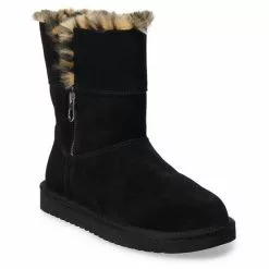 Koolaburra By UGG Aribel Women's Suede Winter Boots Black 21 Koolaburra By UGG Aribel Women's Suede Winter Boots Black -Koolaburra by UGG shop unnamed file 289