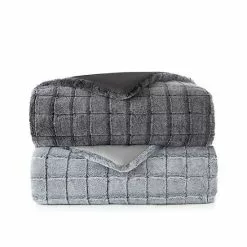 Koolaburra By UGG Izzel Faux Fur Comforter Set With Shams Cocoa Gray -Koolaburra by UGG shop unnamed file 345