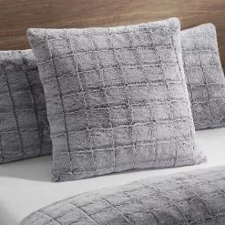 Koolaburra By UGG Izzel Faux Fur Comforter Set With Shams Cocoa Gray -Koolaburra by UGG shop unnamed file 347