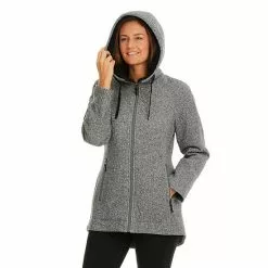 Women's Koolaburra By UGG Hooded Fleece Coat Salt Pepper 10 Women's Koolaburra By UGG Hooded Fleece Coat Salt Pepper -Koolaburra by UGG shop unnamed file 434