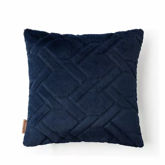 Koolaburra By UGG Candice Faux Fur Throw Pillow Navy 11 Koolaburra By UGG Candice Faux Fur Throw Pillow Navy - Image 11