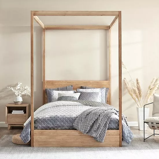 Koolaburra By UGG Aribel Quilt Set With Shams Silver 7 Koolaburra By UGG Aribel Quilt Set With Shams Silver - Image 7